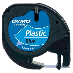 DYMO LetraTag Plastik Etiket Şerit Mavi 59426 (12mm x 4 metre) - Thumbnail