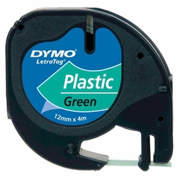 DYMO LetraTag Plastik Etiket Şerit Yeşil 59425 (12mm x 4 metre) - Thumbnail