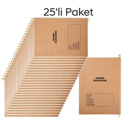 Metal Askılı Personel Özlük Dosyası 8 Yapraklı 25 Li Paket - Thumbnail