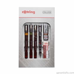 Rotring S0699370 İsograf Pergelsiz Rapido Kalem Set Kolej Set - Thumbnail