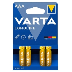 Varta Longlife AAA 4103 Kalem Pil 4 lü Paket - Thumbnail